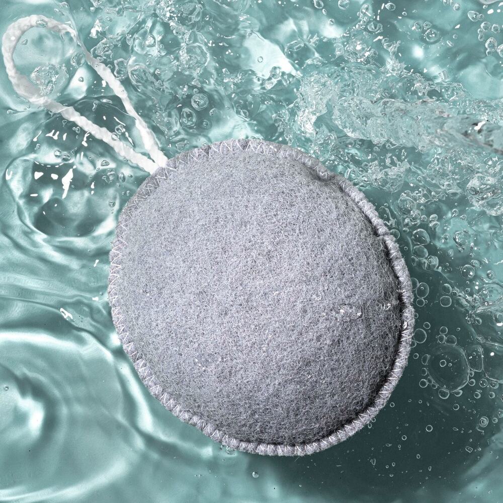 Ecotools Charcoal Exfoliating Puff NEW